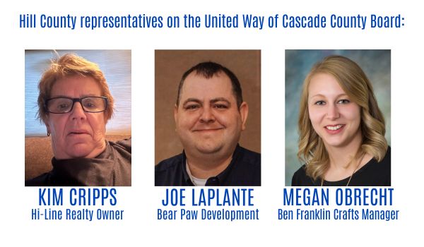 Hill County representatives on the United Way of Cascade County board